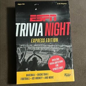 Funko ESPN Trivia Night Express Edition Game - Black, Red, Yellow
